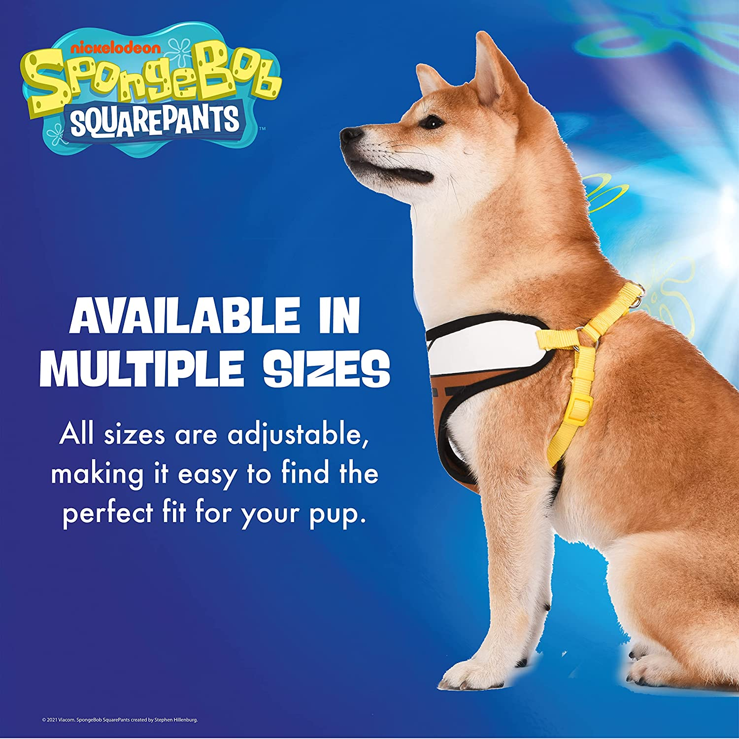 Spongebob Squarepants for Pets Dog Harness for Medium Dogs | No Pull Dog Harness for Spongebob Fans, Designed with Classic Spongebob Outfit | Soft and Comfortable Medium Dog Apparel - Image 4