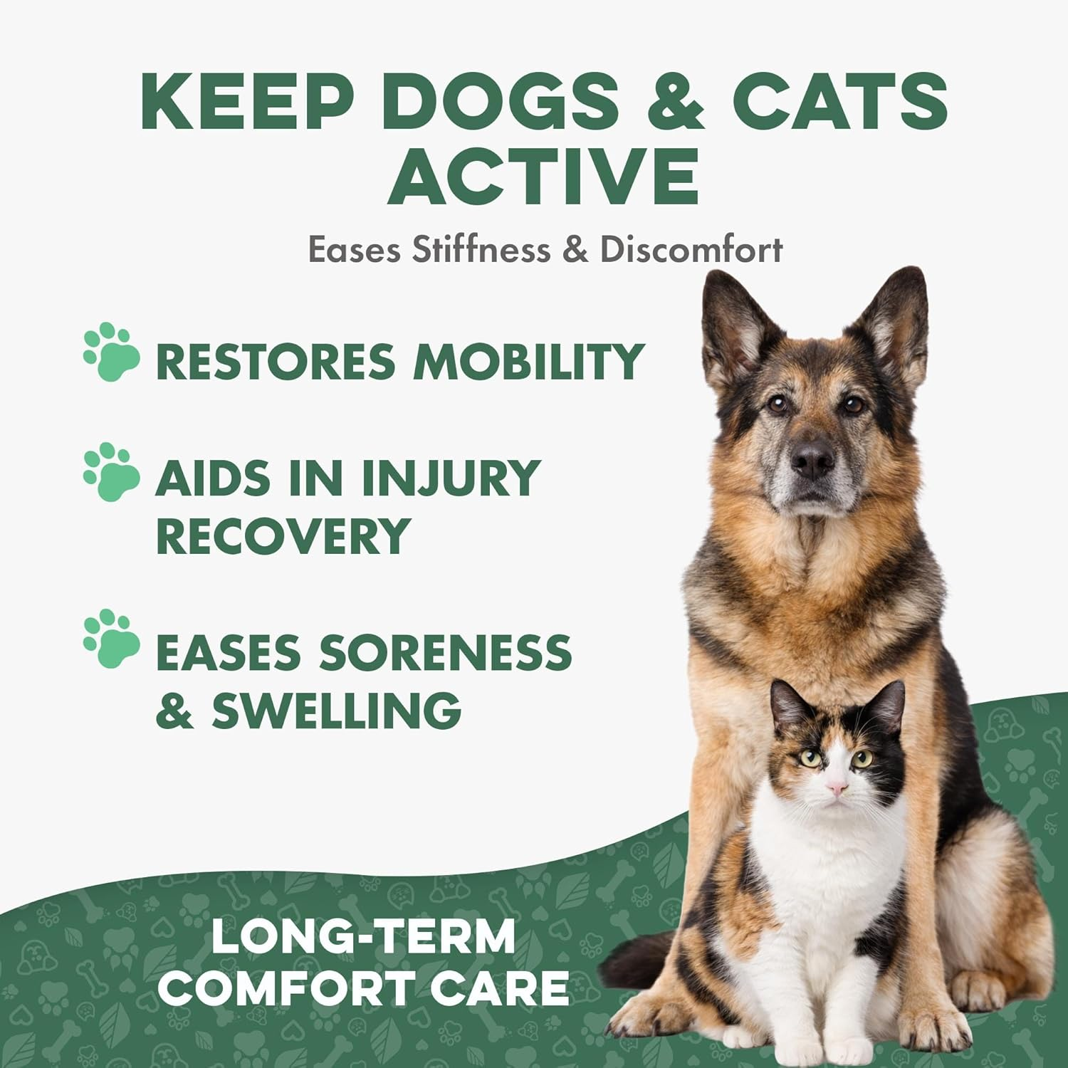 Walk-Easy Cat & Dog Pain Relief & Mobility Aid – Natural Hip & Joint Support for Injured or Senior Pets – Gentle Pain Reliever for Limping and ACL Tears – 400 Tiny Pills - Image 4