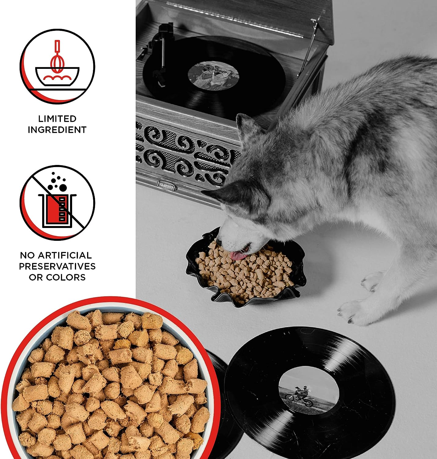Liberty Freeze-Dried Dog Food Topper & Treats, Beef – 98% Meat & Organs, No Refrigeration – USA Made, 12 Oz - Image 3